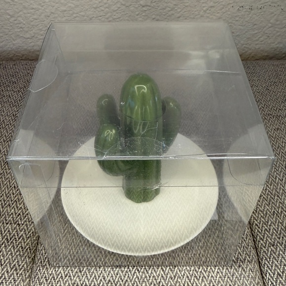 Cactus Ring Jewelry Trinket Dish — Green and White - Picture 8 of 14